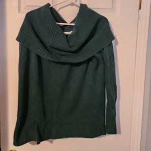 Reitmans Green Cowl Neck Sweater 2x